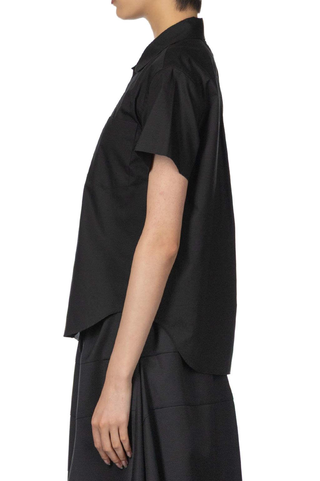 Comme Des Garcons TAO - Cotton Broad SS Blouse - Black